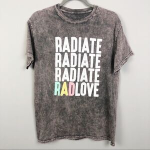 AWAKE | Radiate RadLove Tee Gray Acid Wash Medium